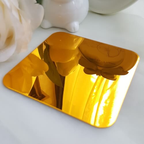 Spiegel Aufkleber Aufkleber Badezimmer Zimmer Dekoration 3D Lange Volle Körper Zauberstab Gespiegelt Klebstoff Pferd Kalligraphie Ich bin Galopp R073: Gold / M 50cmX100cm