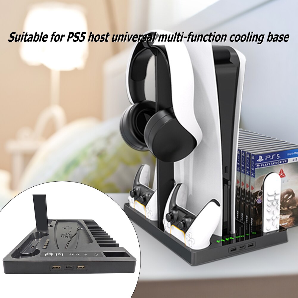 Dual Charging Dock Game Console Multifunctionele Cooling Stand Voor PS5 Universele Elektronische Machine Accessoires