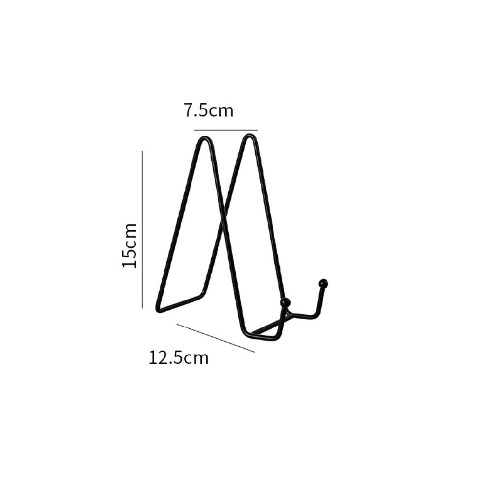 Supporto per piatto decorativo supporto per telaio in metallo cavalletto in ferro supporto per cornice per foto supporto per piastra espositore in ferro: Borgogna