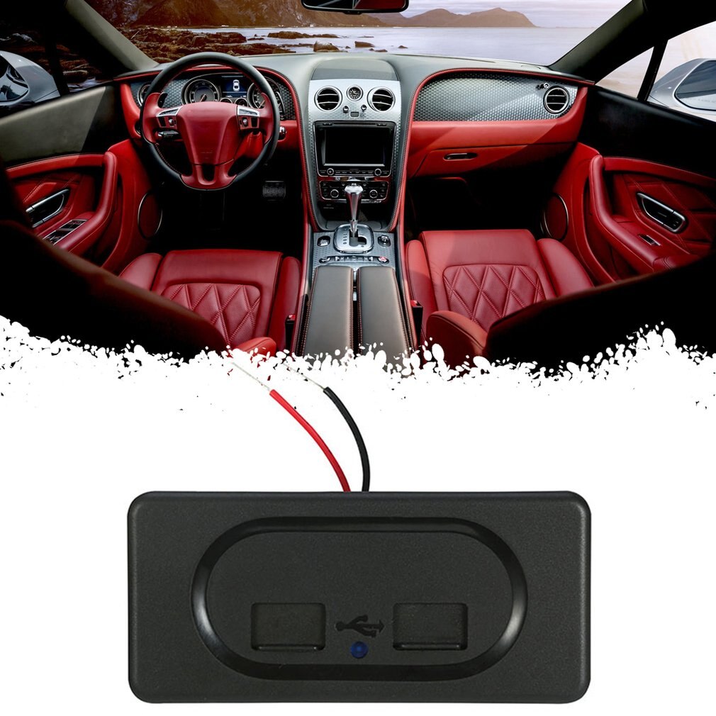 Doppelte usb-ladebuchse 3.1a 4.8a 12v motorrad, auto, lkw, atv, boot, wohnmobil, bus 2.4a 2.1a netzteilanschluss
