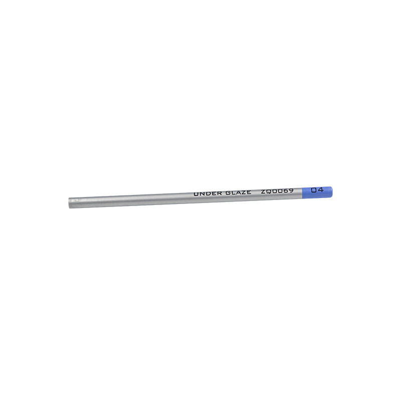 Lápiz de cerámica de colores para pintar a mano, pluma de dibujo de línea, lisa, en blanco, herramientas de cerámica: sky blue