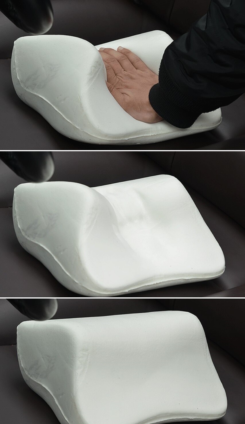 Auto Kissen Auto Auto Sitz Zurück Lenden Unterstützung und Hals Kissen Bausatz Auto Kopfstütze Zurück Kissen Schaum Baumwolle Schwarz verrotten