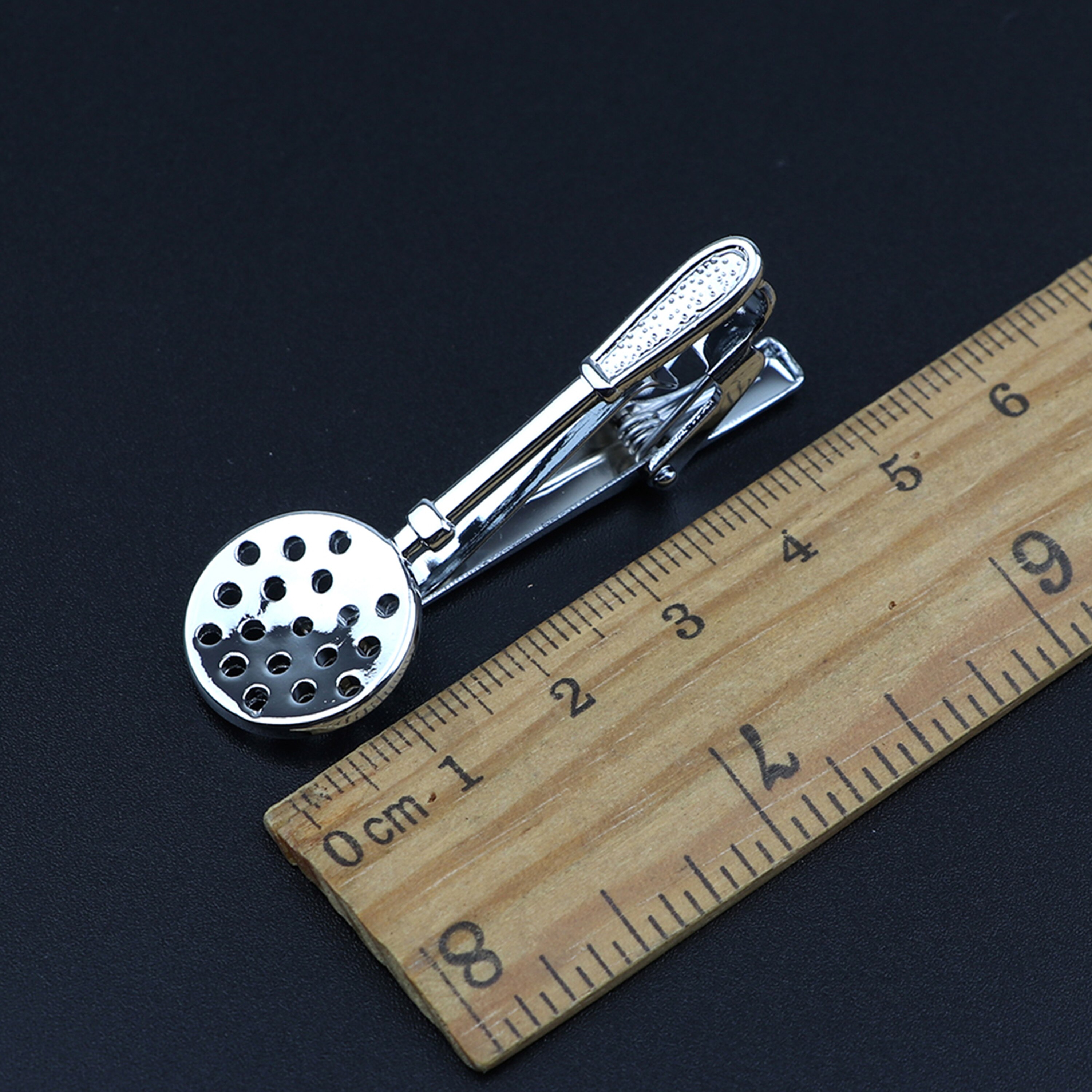 männer Klassische Krawatte Clip Gläser Fisch Flugzeug Gabel Löffel bilden Metall Chrom Edelstahl Stift Schließe Für Geschäft Corbata