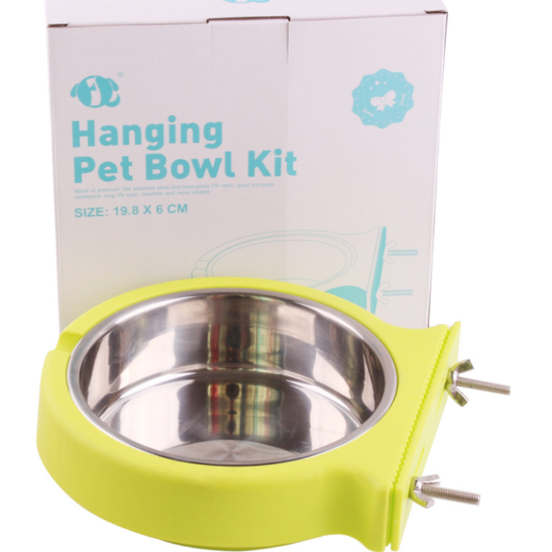 Hangende voerbak voor huisdieren, anti-val- en anti-bijtbak voor honden en katten, anti-val waterbak