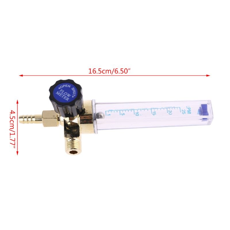 1 / 4PT 0.15 MPA 7mm barbe détecteur gaz Argon AR / CO2 Régulateur soudure soudure B85C