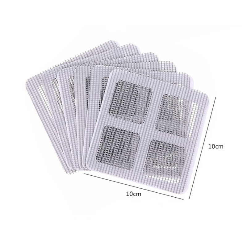 3pcs/set Mesh Screen Repair Patches Tape Self-Adhesive Covering Up Holes For Window Door Tent Screen Prevent Mosquitoes Insects