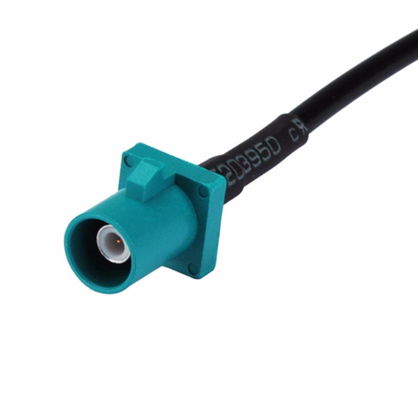 Fakra Z Male to Fakra Z Male Plug Connector Adapter RG174 RF Coaxial Cable Assembly 10CM 15CM 20CM 30CM 50CM