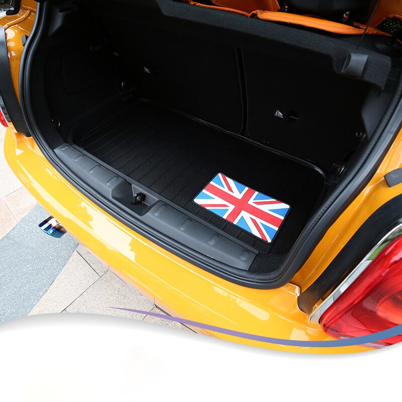 Auto Carbon Fiber Grain Leer Kofferbak Mat Voor Mini Cooper S Een F54 F55 F56 F60 Countryman Auto Accessoires Interieur styling