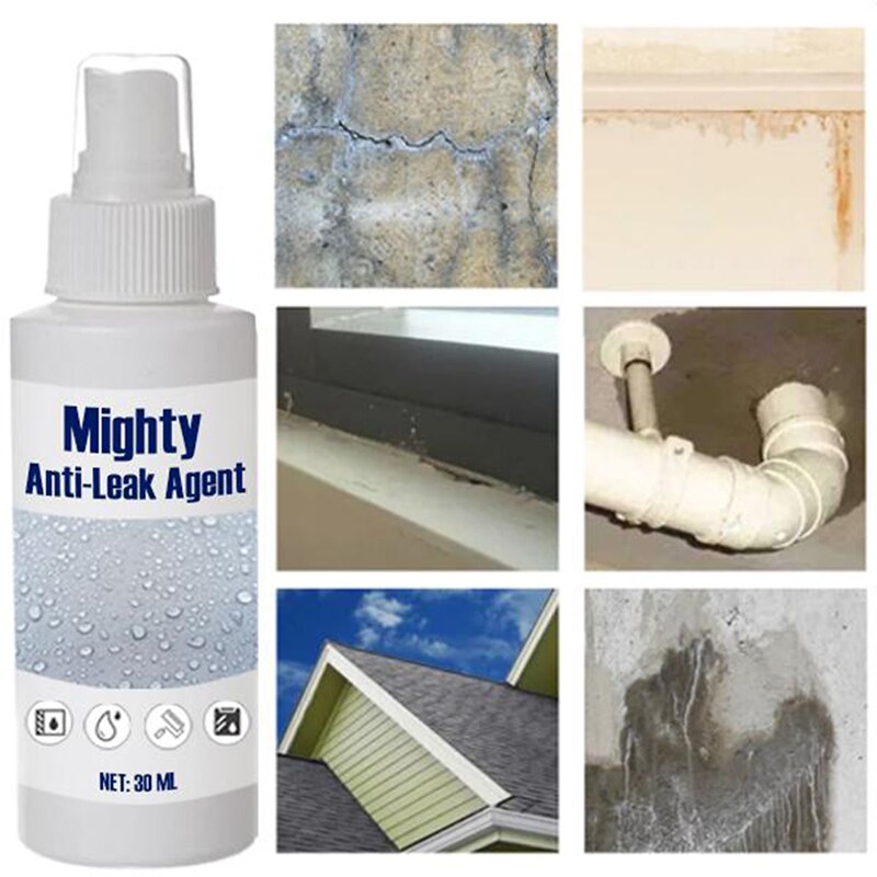 1Pc Mighty Kit Spray Anti-Lekkende Kit Middel Lek-Trapping Reparatie Spuiten Waterdichte Lijm Super Sterke bonding Spray