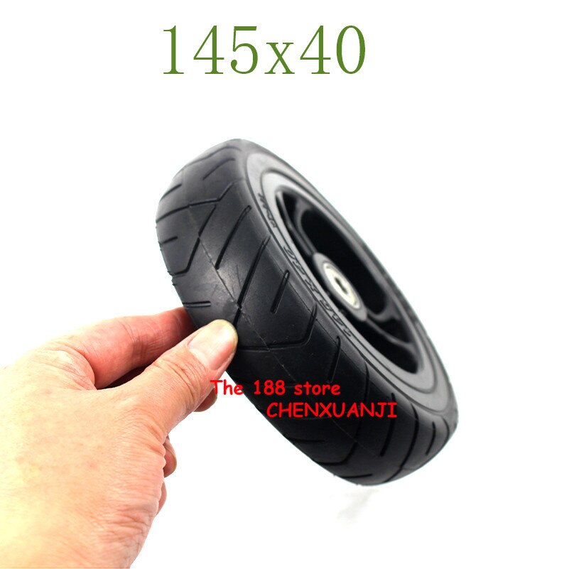 145x40 solide reifen mit kunststoff Hub 6 zoll luftlos Rad für elektrische Skateboard longboard mit Rad Rolle 145x40 reifen