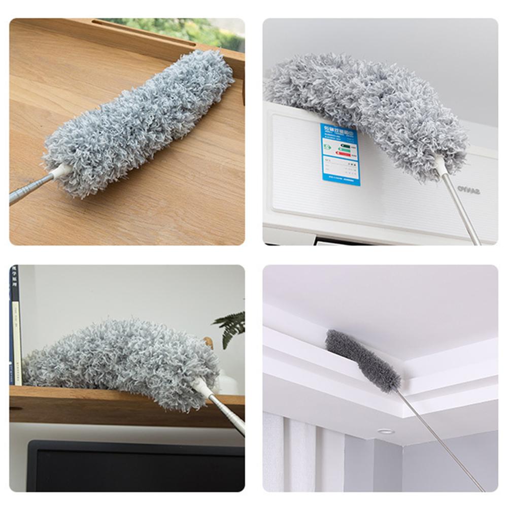 1Stck Abstauben Pinsel Reinigung Werkzeug Mikrofaser Staubtuch Reiniger Mit Verlängerung Pol Biegsamen Kopf Für Reinigung Hohe Decke Fan & autos