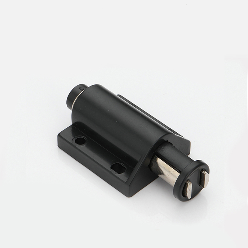 2 st dörrstängare möbelbeslag tryck-för-att-öppna magnet skåpdörrspärr för garderob skåp kök magnetisk dold dörr