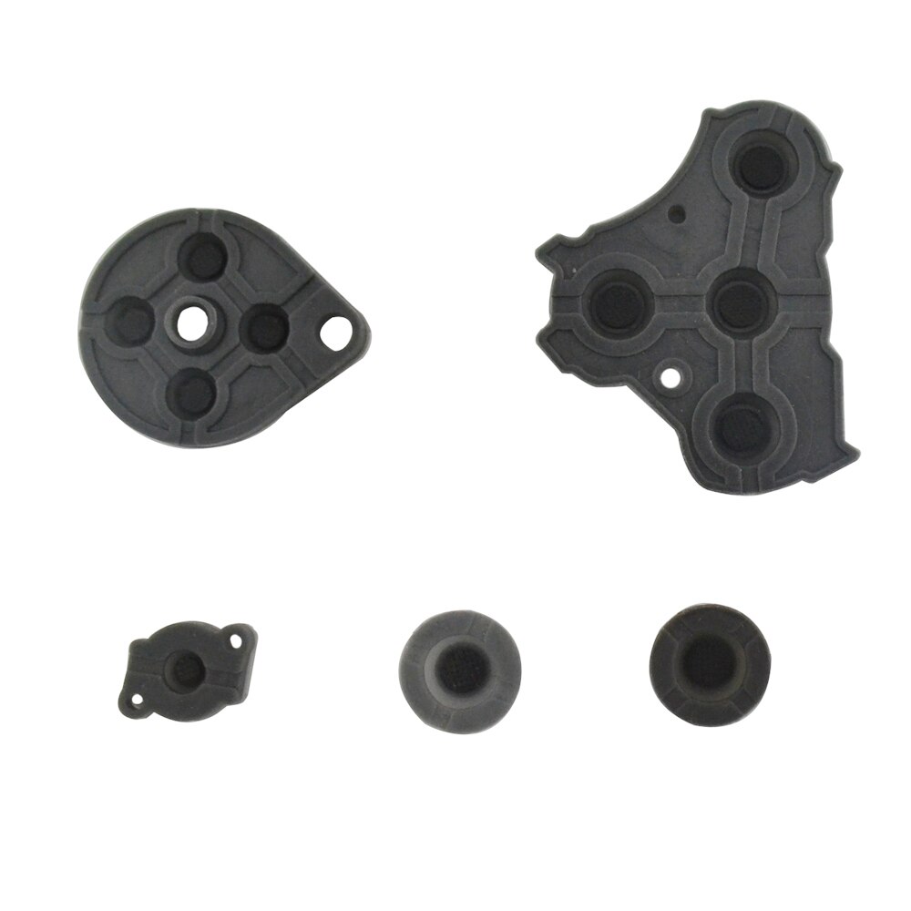 xunbeifang 100pcs For NGC conductive rubber for GAMECUBE Soft Rubber Silicon Conductive Button Pad for Controller Replacement