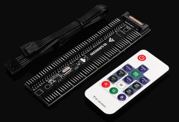 FBFT02 V3 BARROWCH Black / Silver /Gold Water temperature digital display screen pc watercooling gadget OLED thermometer: used controller 301 / Silver