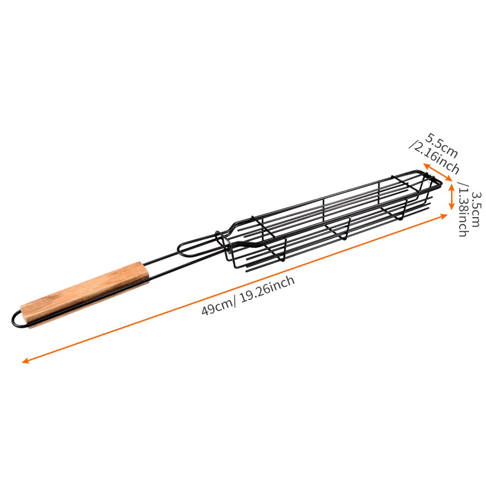 Bbq Gereedschap Vlees Vis Grill Mand Groenten Barbeque Voedsel Houder Barbecue Lade Draagbare Wilde Barbecue Netto Makkelijk Wasbaar