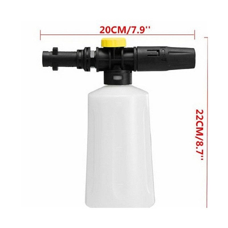 750ML Snow Foam Lance for Karcher K2 K3 K4 K5 K6 K7 Car Pressure Washers Soap Foam Generator With Adjustable Sprayer Nozzle