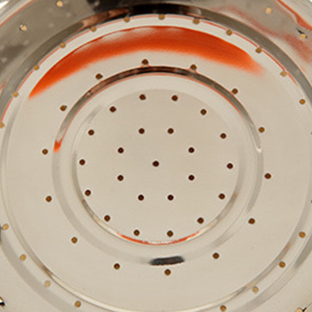 Food Steamer With Silicone Handle Kitchen Tool Steam Household Stainless Steel Dish Fruit Vegatables Steaming Basket