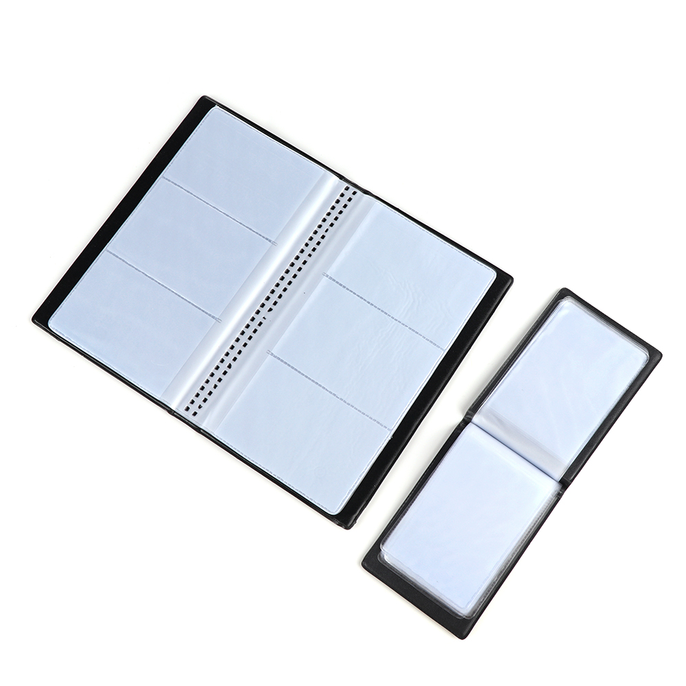 40/120/180/240/300 carte in pelle ID titolare della carta di credito libro Astuccio Organizer biglietti da visita ID contenitore porta carte di credito
