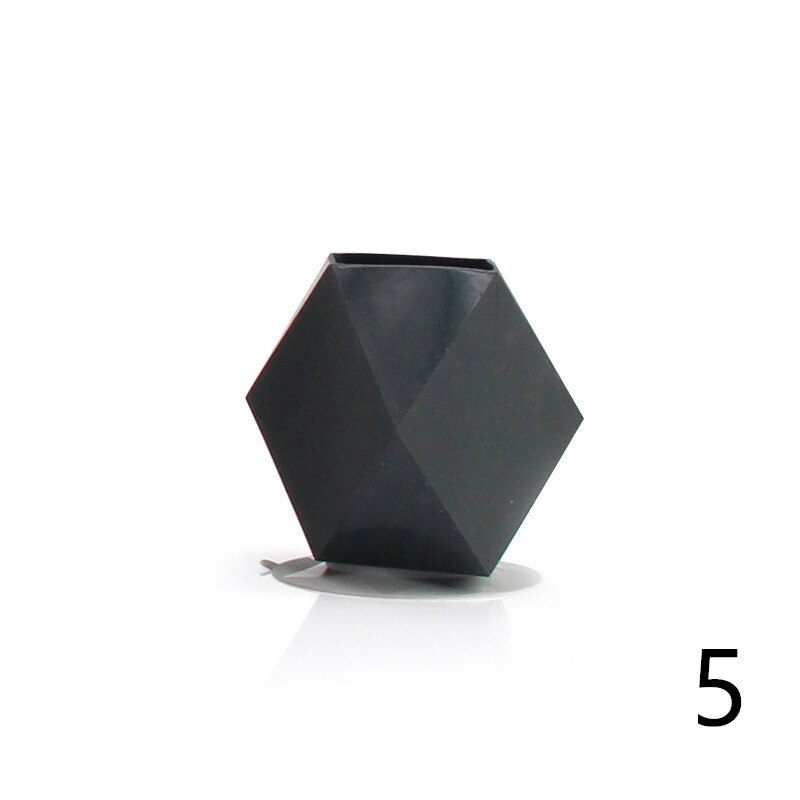 Vase en Gel de silice rétro, pâte Anti-chute, décoration Simple, ventouse Stable, pour la maison, le bureau, accessoires pour la maison: 5