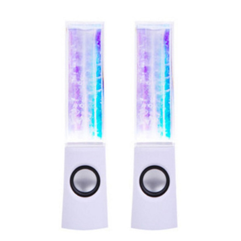 Lumière LED danse haut-parleurs d'eau musique fontaine lumière haut-parleurs pour PC ordinateur Portable téléphone Portable bureau stéréo eau danse haut-parleur