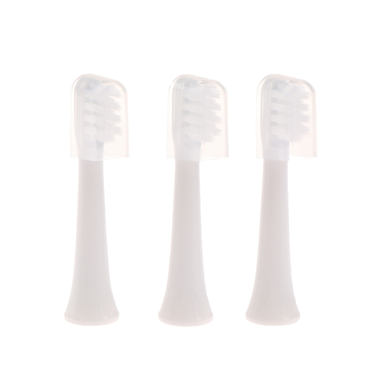 3Pcs Sonic Elektrische Tandenborstel Voor Xiaomi T100 Whitening Zachte Vacuüm Dupont Replacment Koppen Schoon Borstel Nozzles Hoofd