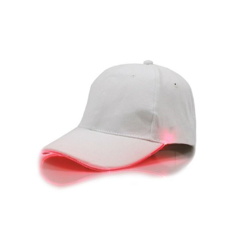 Gorras de béisbol con luz LED y gorro de vacaciones luminoso