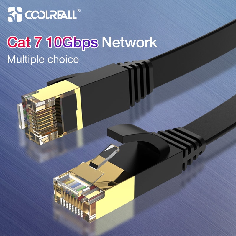 Coolreall Lan Kabel RJ45 kat 7 kabel rj 45 Ethernet Netwerk Kabel voor Cat6 Compatibel Patch Cord voor Laptop Router kabel