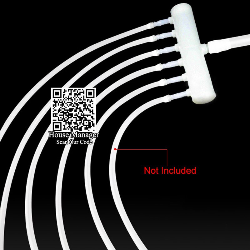 Aquarium Air Splitter Multi Control Fish Tank Air Pump Flow Splitter Distributor Valve Tap Lever use with pipe tube