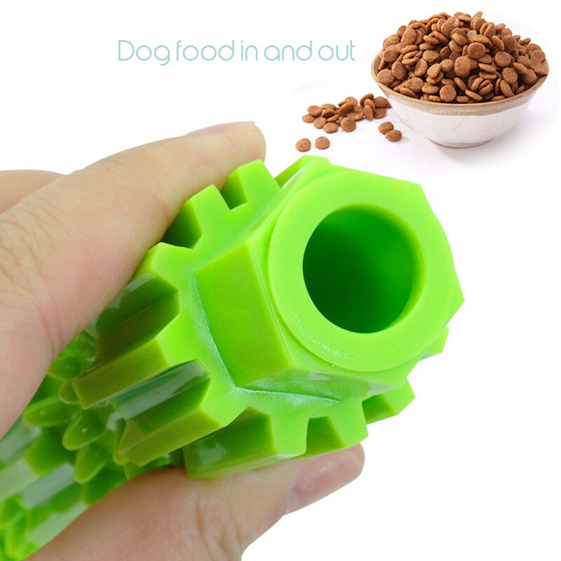 Goma de juguete para masticar para perros pequeños, juguetes de Limpieza de dientes para mascotas, mascarillas agresivas, juguetes dispensadores de comida para cachorros