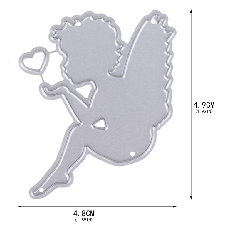 Small Angel Cutting Dies Carbon Steel DIY Scrapbooking Die Cuts Wedding Cards Photo Album Decoration Metal Craft Dies