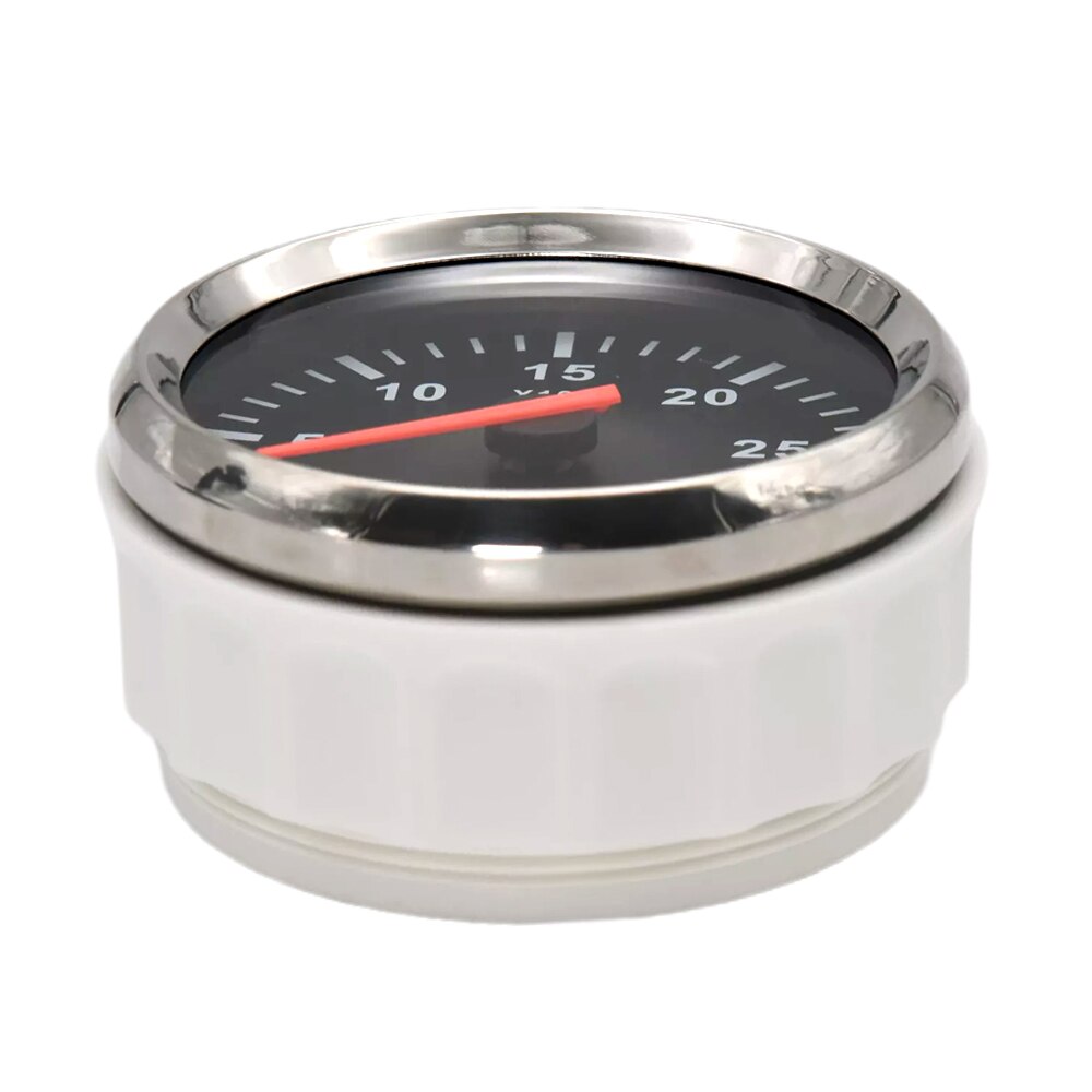 3000 RPM Tachometer Gauge Tach Sensor REV Counter with Hour Meter 85mm Gasoline Diesel 12V 24V Red LED Tacho Sensor M16 M18