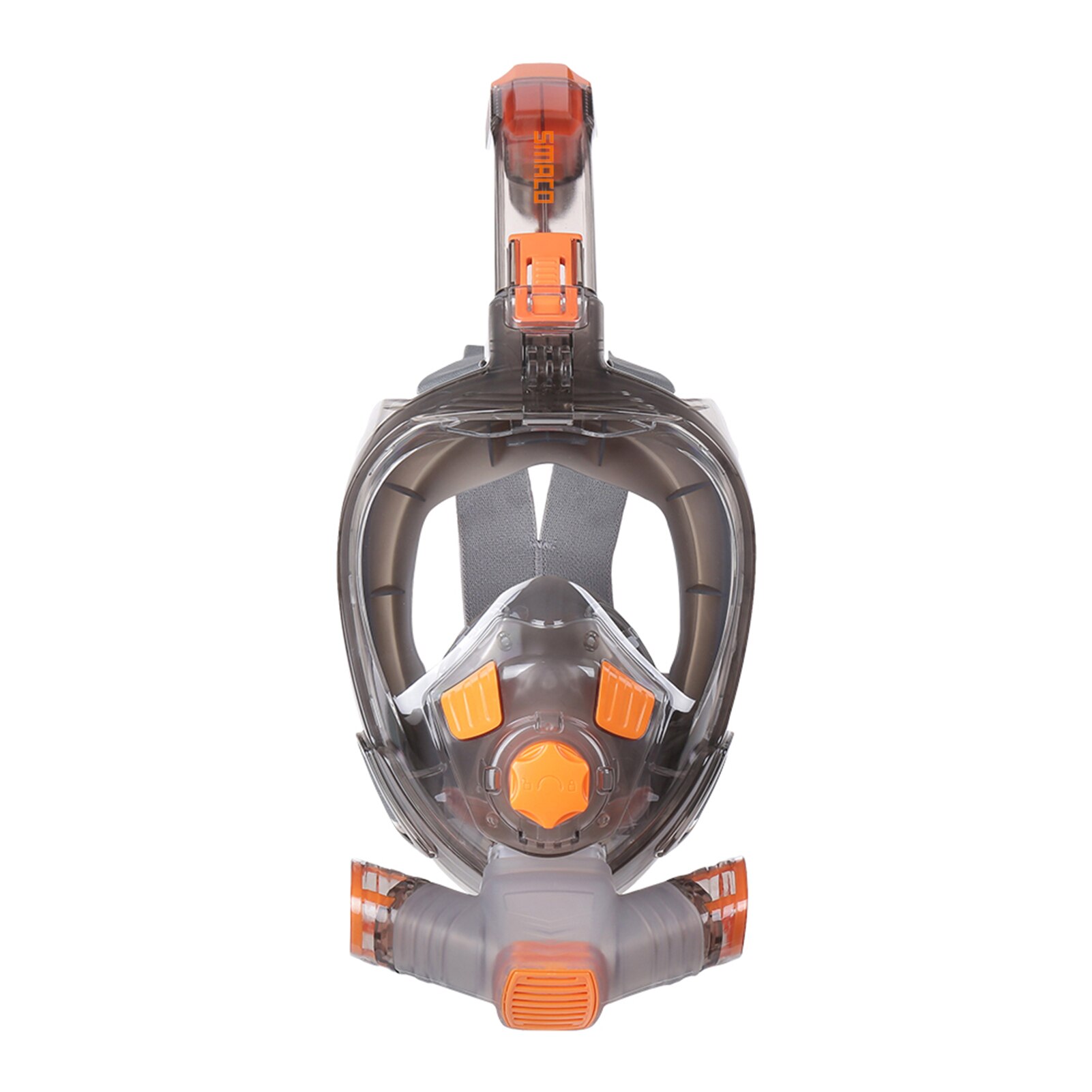 Smaco – masque intégral de plongée sous-marine pour adultes et jeunes, avec tuba, Anti-buée, à vue large, étanche, avec support de caméra