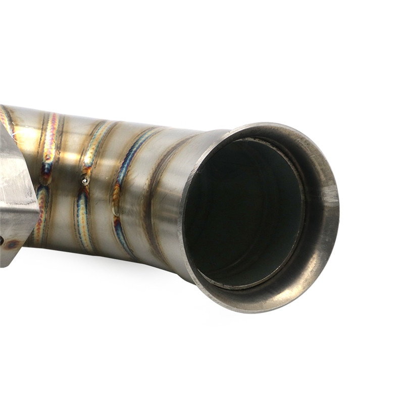 For 790 DUKE Slip-on DUKE 790 Decat Motorcycle Exhaust Catalyst Delete Pipe Escape Catalizador Eliminator