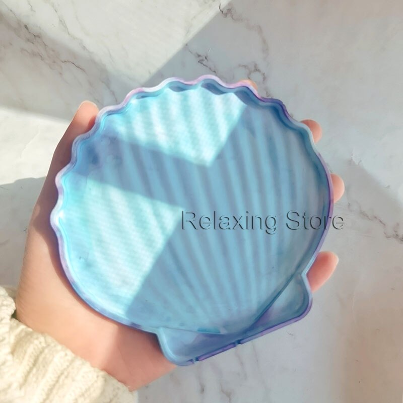 Shell Conch Concrete Tray Plate Silicone Molds Starfish Cement Candlestick Plaster Gypsum Jewelry Display Tray Resin Epoxy Mould