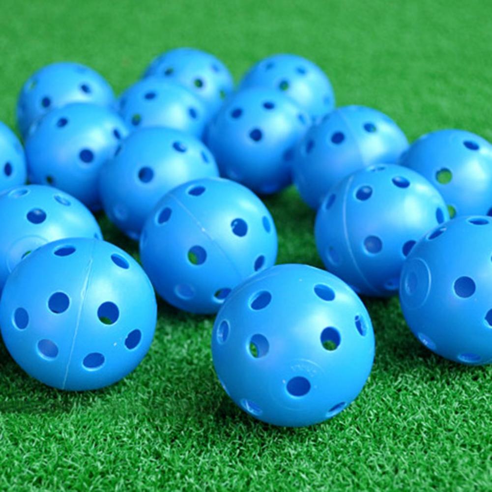 10Pcs Useful Golf Practice Balls Elastic Easy to Carry Wear Resistant Elastic Golf Light Balls
