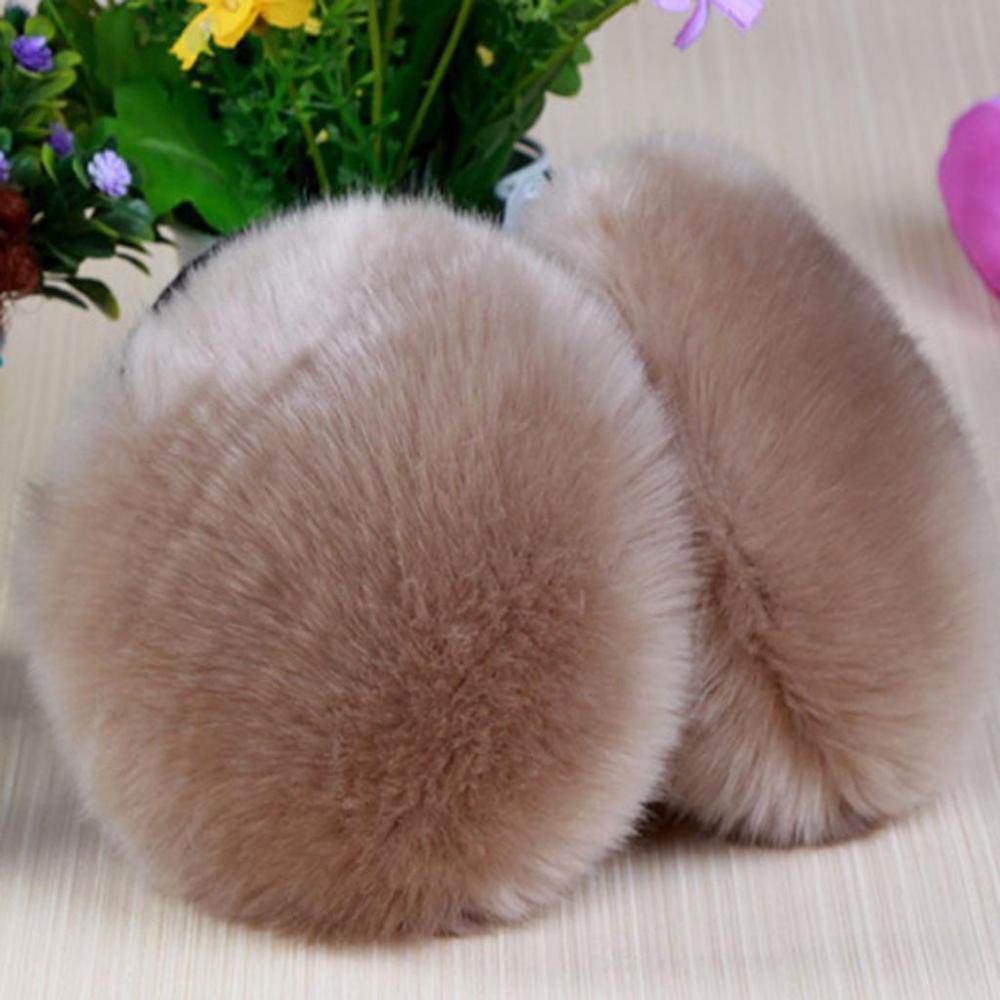Adult Men Women Fur Headphones Winter Warm Headphones Cute Plush Winter Earmuffs Headphones For Women Ear Cover Ear Flap Muffs: 8