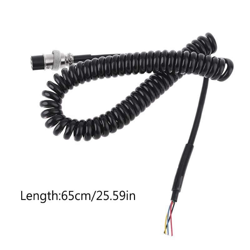 2022 novo rádio cb alto-falante mic microfone 4 pinos cabo para cobra pr550 pr3100 walkie talkie