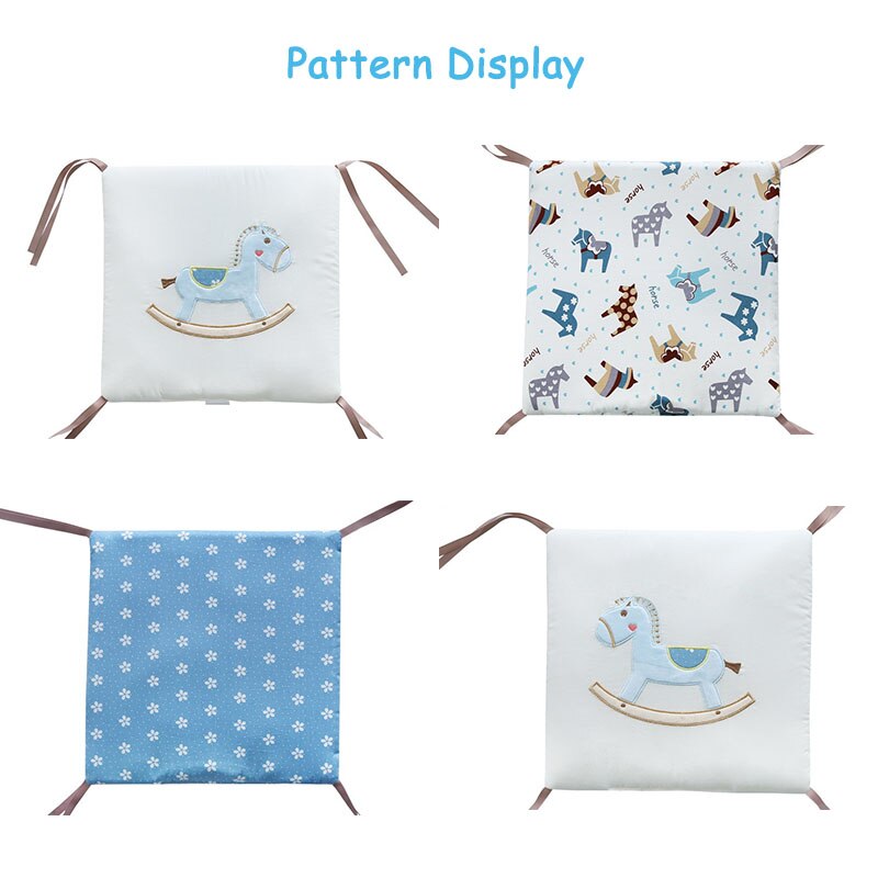 Babyinner 6 Stks/set Babybedje Bumper Katoen Cartoon Bed Hek Kussen Cot Protector Kussens Beddengoed Set Pasgeborenen Room Decor