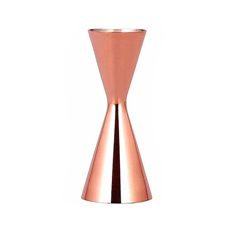 Stainless Steel Cocktail Scale Cup Japanese Measuring Cup Tools Bar Accessories Bar Wine Jigger Liquo Measuring Bar Tools: Rose gold A