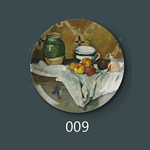 8 "Inch 20.5Cm Diameter Paul Cezanne Schilderen Porselein Decoratieve Thuis Hal Muur Opknoping Plaat Arts Disc: 9