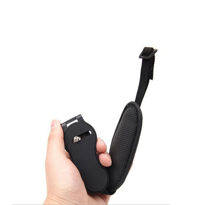 Kamera handledsrem svart läder mjukt handgrepp för canon nikon sony dslr