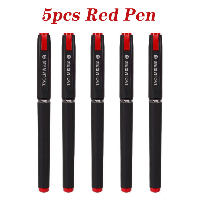 Stylo Gel de grande capacité pour Signature, calligraphie, écriture manuscrite, noir, bleu, rouge, stylo à bille 1.0 0.7 0.5 NibFor Business