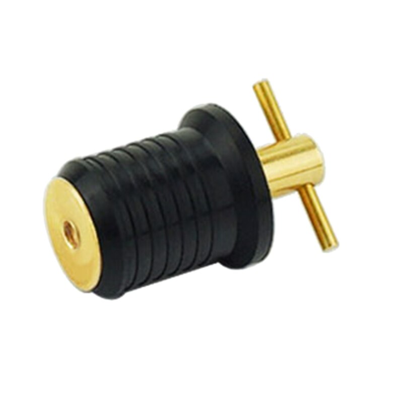 Romp T-Handvat Drain Plug Rubberen Pluggen Boot Marine T-Handvat Drain Plug Messing/Roestvrij Handvat Voor marine Boot Drain Plug
