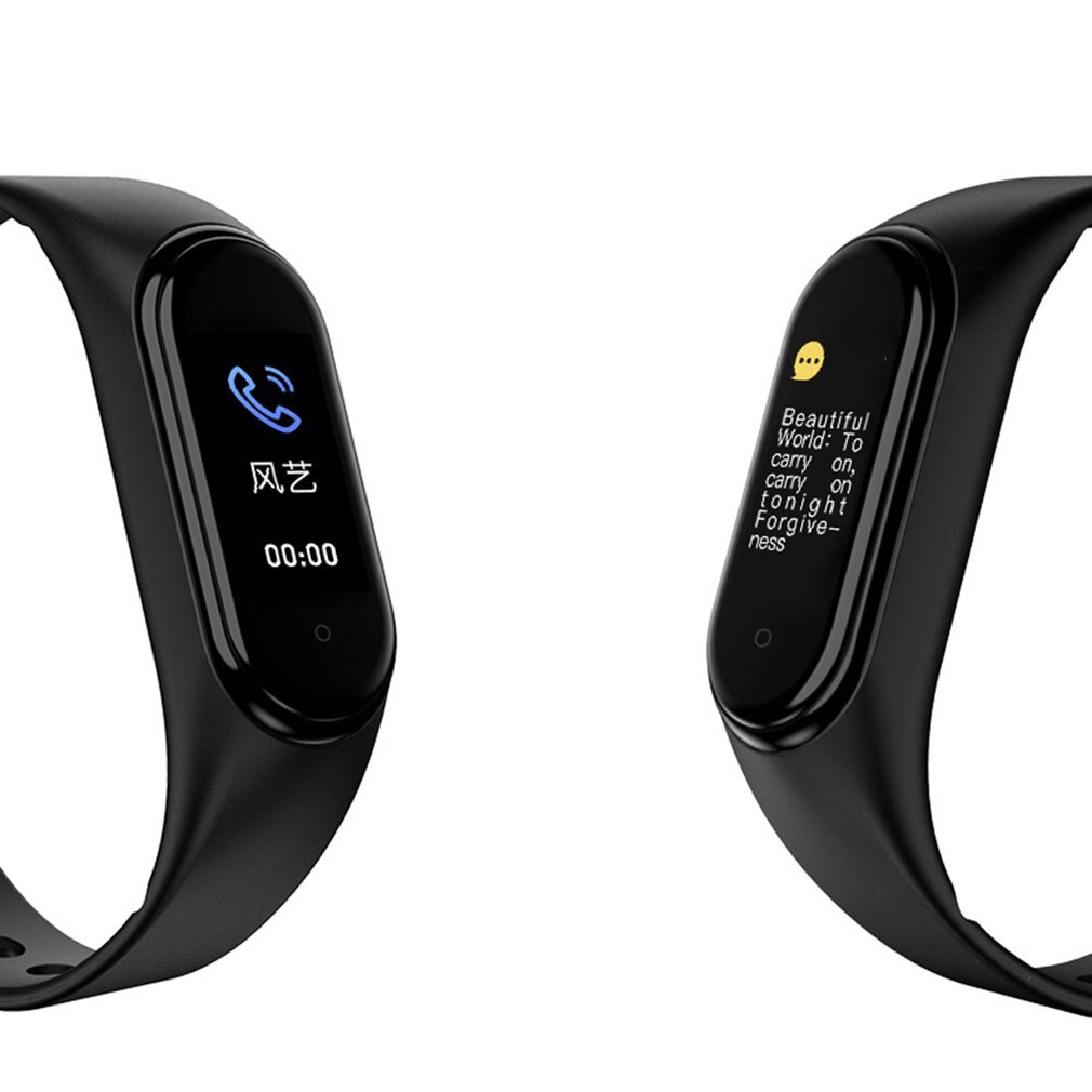 Nyligt  m5 smart armbånd opgradering sportsarmbånd puls blodtryk iltovervågning opkaldspåmindelse farveskærmbånd