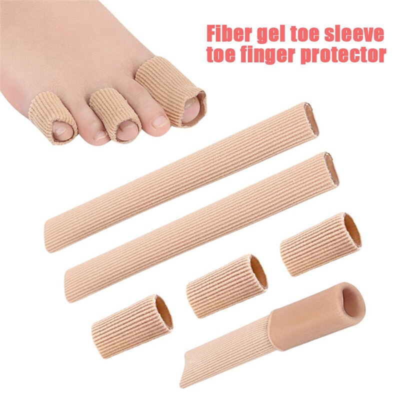 Stoff Finger Zehen Protektor Separator Applikator Fußpflege Werkzeug Pedikübetreffend Mais Kallus Entferner Hand Schmerzen Linderung Weiche Silikon Rohr