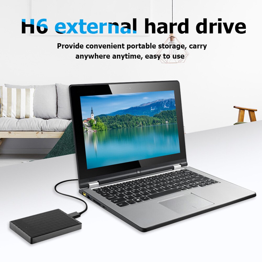 2.5 inch External Hard Drives USB 3.0 SATA H6 Mobile HDD SDD Desktop Notebook for School Office Working Ornaments