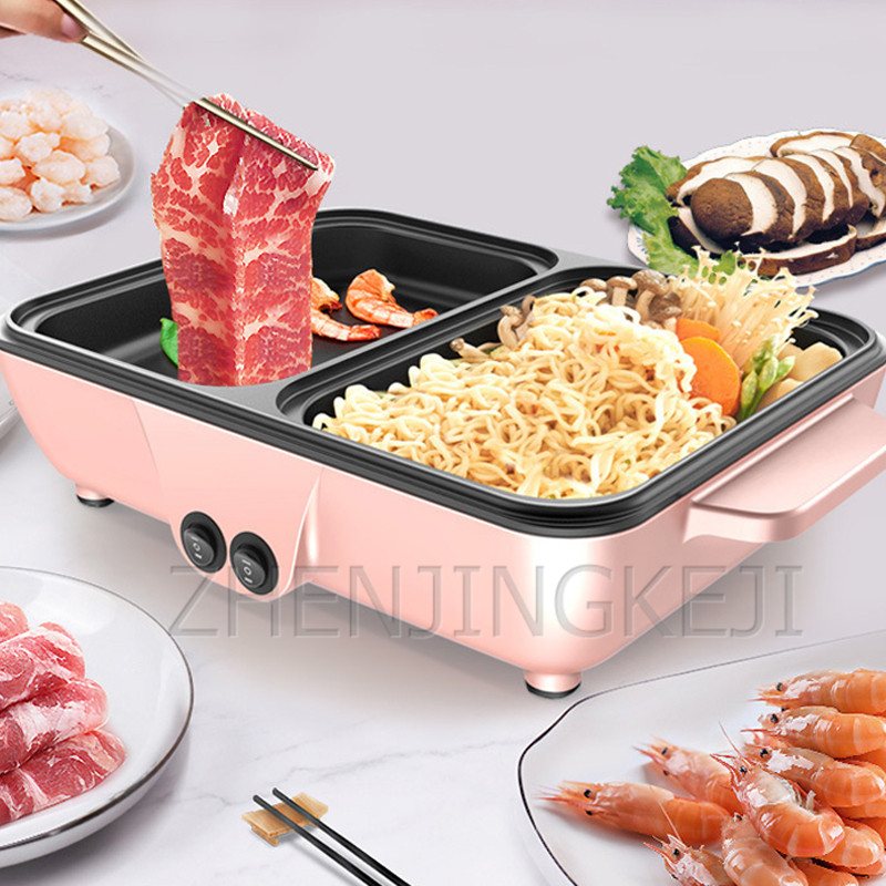 Elektroherd Haushalt Multi-funktion Grill Braten Und Rösten Integrierte Topf Multifunktionale Küche Kochen Geräte