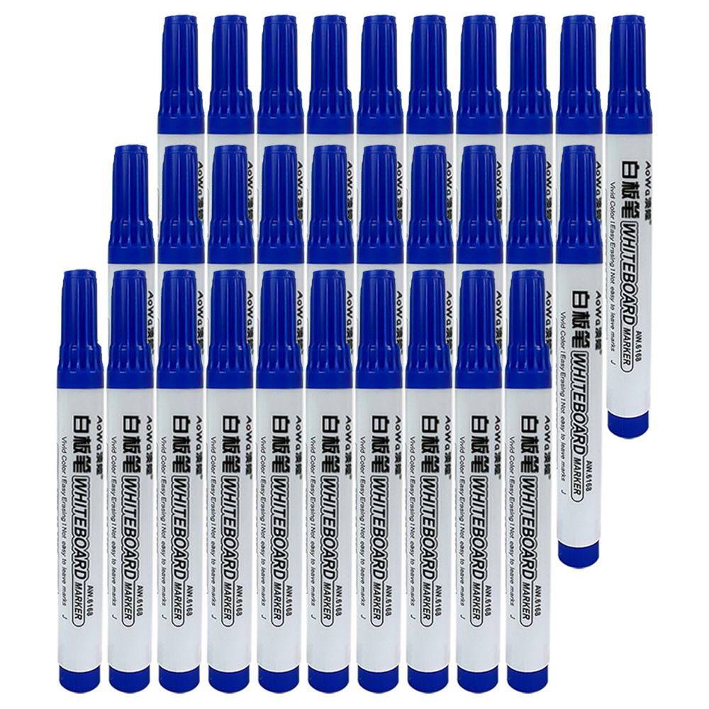 Suddbar Magnetisk Whiteboard Penna - 13.3cm - 10 Pennor/Box - Skola Kontor Konst: Ljusgrön