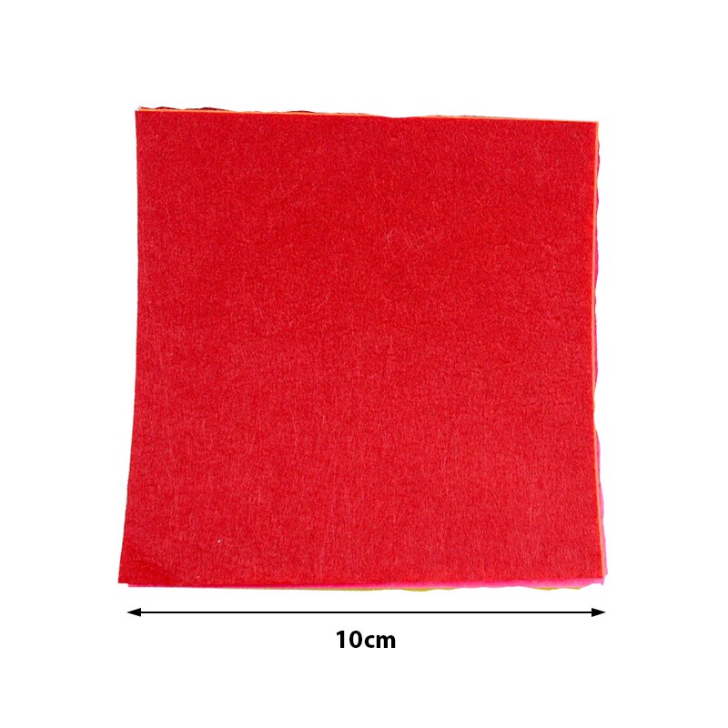 Tela de fieltro de costura no tejida para niños, paquete de tela de retales para álbum de recortes, manualidades de costura DIY, 20/40 piezas