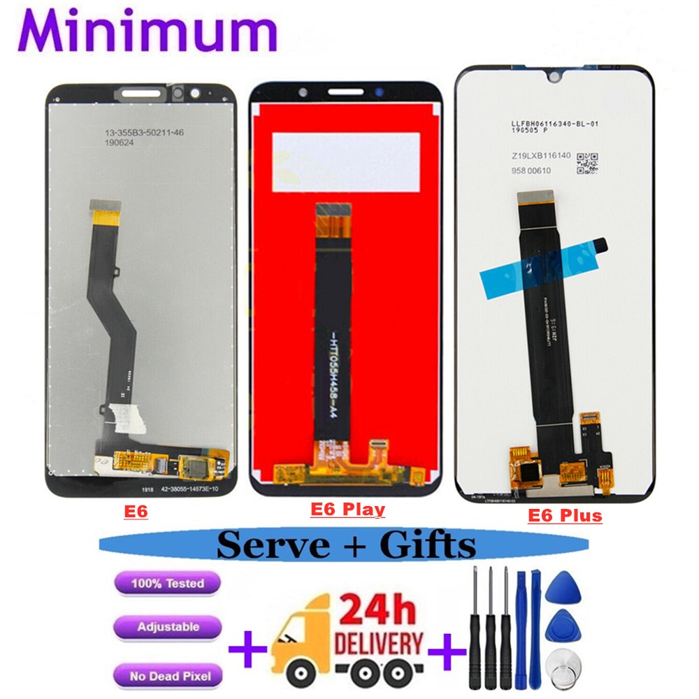 Voor Motorola Moto E6 / E6 Play / E6 Plus Lcd Touch Screen Digitizer Vergadering Vervanging Lcd + Gereedschap